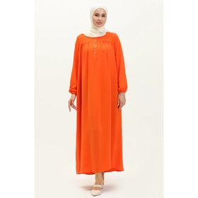 Sefamerve 1001-02 Oranj Kadın Elbise