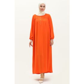 Sefamerve 1001-02 Oranj Kadın Elbise