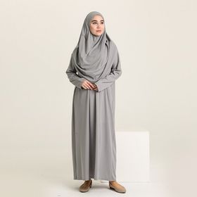 Sefamerve 1973-03 Gri Namaz Elbisesi