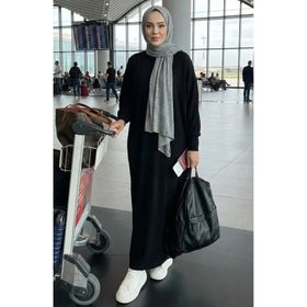 Sefamerve 2000-02 Siyah Kadın Elbise