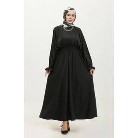 Sefamerve 2064-01 Siyah Kadın Elbise
