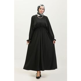 Sefamerve 2064-01 Siyah Kadın Elbise
