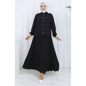 Sefamerve 2115-05 Siyah Kadın Tunik