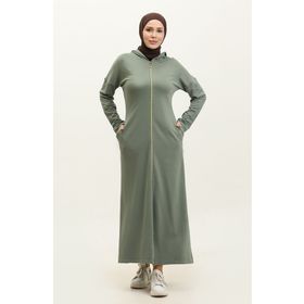 Sefamerve 2140-01 Çağla Yeşili Kadın Ferace