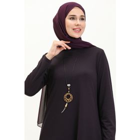 Sefamerve 2323-07 Mor Kadın Tunik