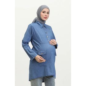 Sefamerve 2700127-02 Kot Mavi Kadın Tunik