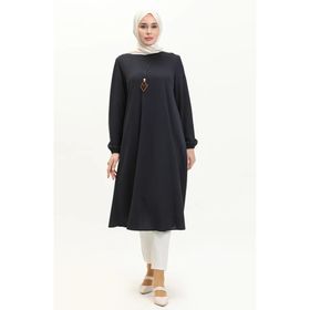 Sefamerve 2727-03 Lacivert Kadın Tunik
