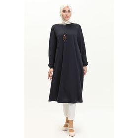 Sefamerve 2727-03 Lacivert Kadın Tunik