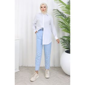 Sefamerve 3006-02 Buz Mavisi Kadın Kot Pantolon