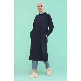Sefamerve 3007-02 Lacivert Kadın Tunik