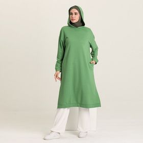 Sefamerve 3007-16 Fıstık Yeşili Kadın Tunik