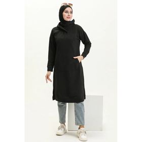 Sefamerve 3032-01 Siyah Kadın Tunik