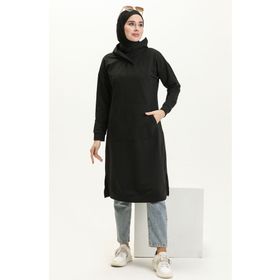 Sefamerve 3032-01 Siyah Kadın Tunik