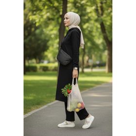 Sefamerve 3034-03 Siyah Kadın Mont