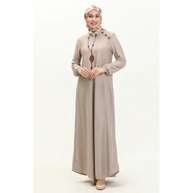 Sefamerve 4141-06 Taş Kadın Elbise