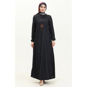 Sefamerve 4141-10 Lacivert Kadın Elbise