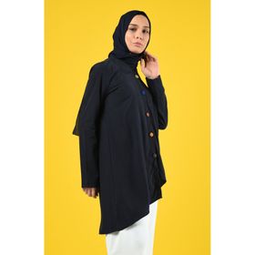 Sefamerve 4700-05 Koyu Lacivert Kadın Tunik