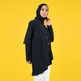 Sefamerve 4700-05 Koyu Lacivert Kadın Tunik