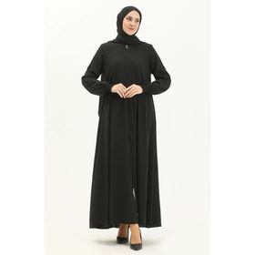 Sefamerve 5049-01 Siyah Ferace