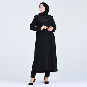 Sefamerve 5049-01 Siyah Ferace