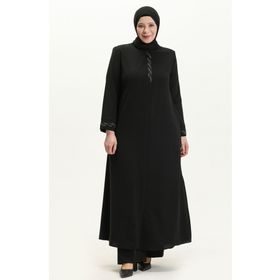 Sefamerve 5052-01 Siyah Kadın Ferace