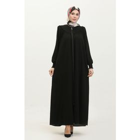 Sefamerve 5071-01 Siyah Kadın Ferace