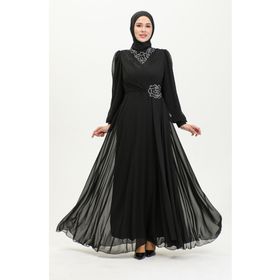 Sefamerve 52882-02 Siyah Kadın Elbise