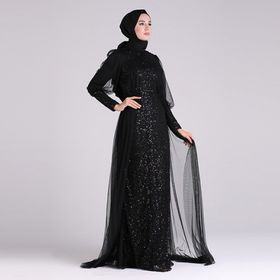 Sefamerve 5346-02 Siyah Kadın Elbise