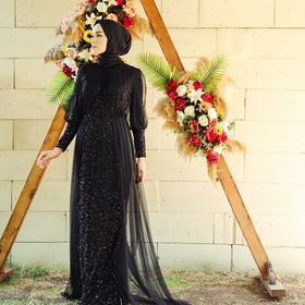 Sefamerve 5346-02 Siyah Kadın Elbise