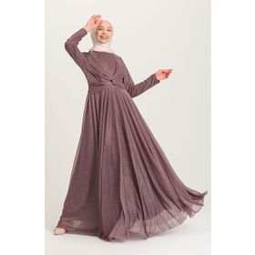 Sefamerve 5397-04 Lila Kadın Elbise