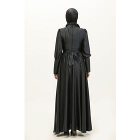 Sefamerve 6080-15 Füme Kadın Elbise