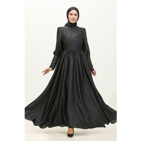 Sefamerve 6080-15 Füme Kadın Elbise
