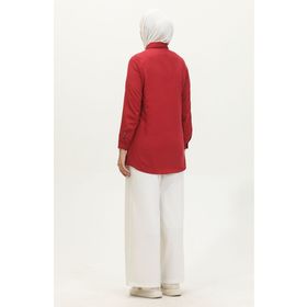 Sefamerve 6111-06 Bordo Kadın Tunik