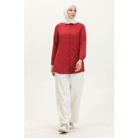 Sefamerve 6111-06 Bordo Kadın Tunik