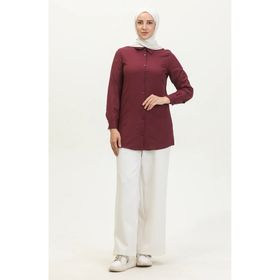 Sefamerve 6111-07 Mürdüm Kadın Tunik