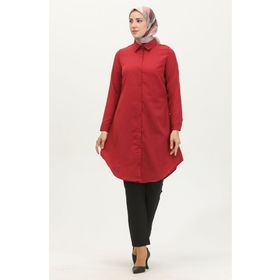 Sefamerve 6122-08 Bordo Kadın Tunik