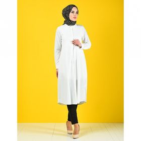 Sefamerve 6435-10 Ekru Kadın Tunik