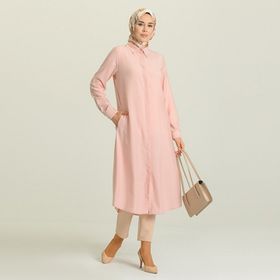 Sefamerve 6435-19 Pudra Kadın Tunik