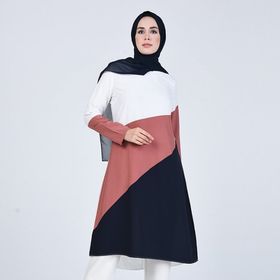 Sefamerve 6447-07 Ekru Kadın Tunik