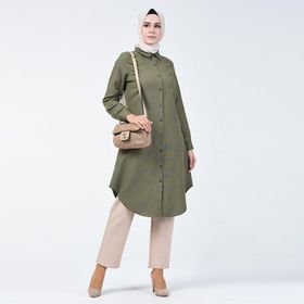 Sefamerve 6472-06 Haki Kadın Tunik