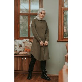 Sefamerve 6472-06 Haki Kadın Tunik