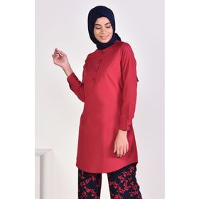 Sefamerve 6474-03 Bordo Kadın Tunik