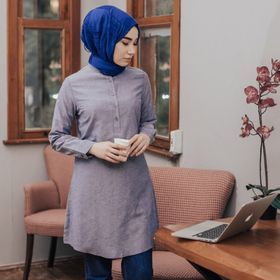 Sefamerve 6474-06 Lacivert Kadın Tunik