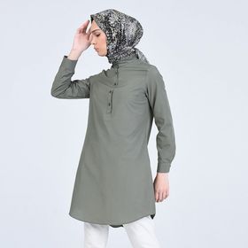 Sefamerve 6474-08 Haki Kadın Tunik