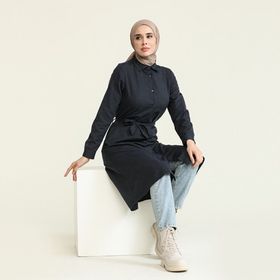 Sefamerve 6544-07 Lacivert Kadın Tunik