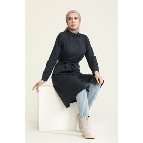 Sefamerve 6544-07 Lacivert Kadın Tunik