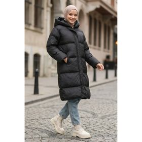 Sefamerve 7031-02 Siyah Kadın Mont
