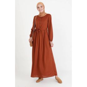 Sefamerve 7979-01 Taba Kadın Elbise