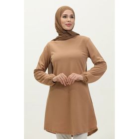 Sefamerve 8663-01 Sütlü Kahve Kadın Tunik