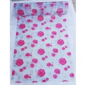 Şeffaf Desenli 80 cm X 100 cm 1.7 mm Kalın Pvc Kaymaz Masa Örtüsü